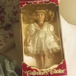Vintage porcelain doll